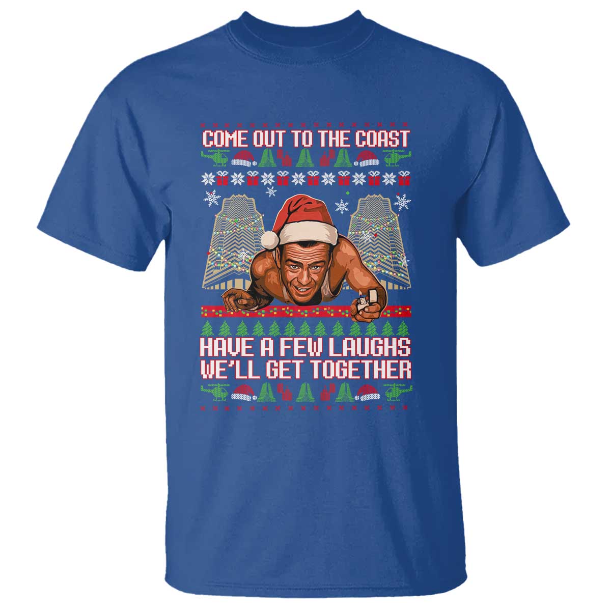 Nakatomi Plaza Party 1988 T Shirt Come Out To The Coast Mcclane Ugly Xmas - Wonder Print Shop