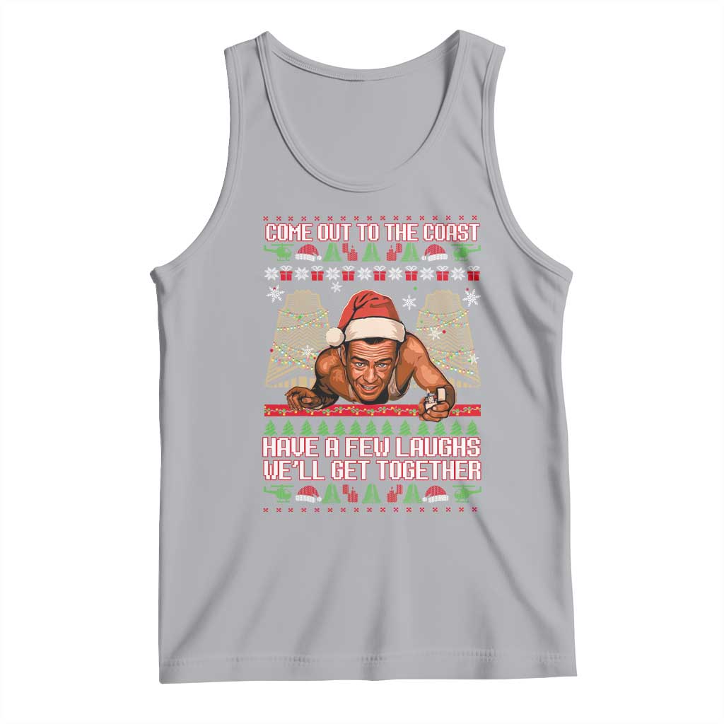Nakatomi Plaza Party 1988 Tank Top Come Out To The Coast Mcclane Ugly Xmas - Wonder Print Shop