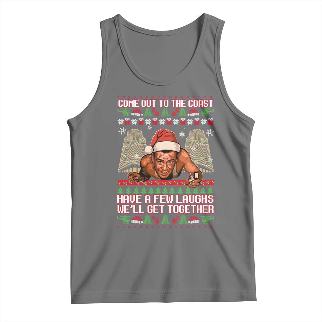 Nakatomi Plaza Party 1988 Tank Top Come Out To The Coast Mcclane Ugly Xmas - Wonder Print Shop