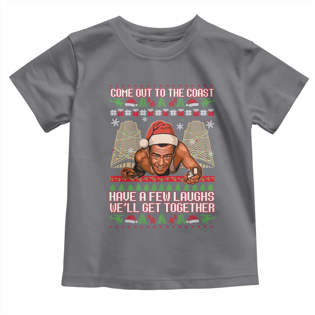 Nakatomi Plaza Party 1988 Toddler T Shirt Come Out To The Coast Mcclane Ugly Xmas - Wonder Print Shop