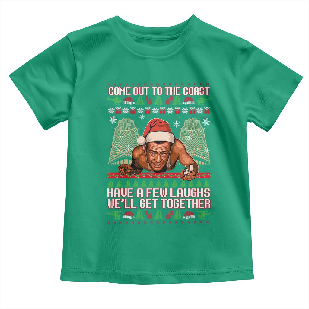 Nakatomi Plaza Party 1988 Toddler T Shirt Come Out To The Coast Mcclane Ugly Xmas - Wonder Print Shop
