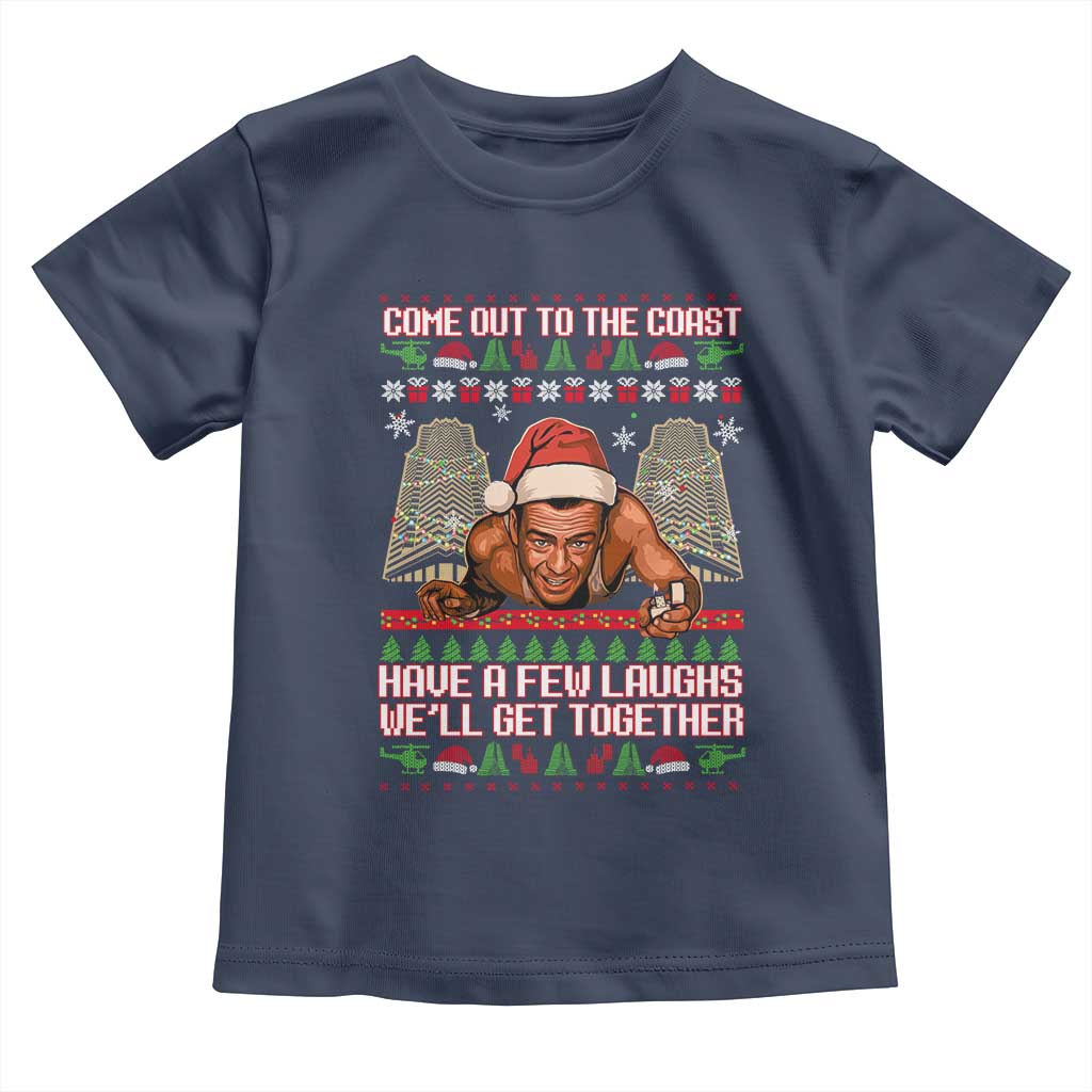 Nakatomi Plaza Party 1988 Toddler T Shirt Come Out To The Coast Mcclane Ugly Xmas - Wonder Print Shop