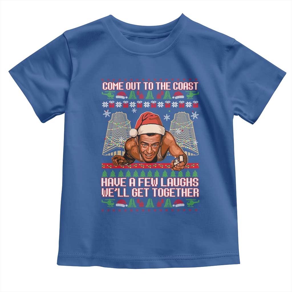 Nakatomi Plaza Party 1988 Toddler T Shirt Come Out To The Coast Mcclane Ugly Xmas - Wonder Print Shop