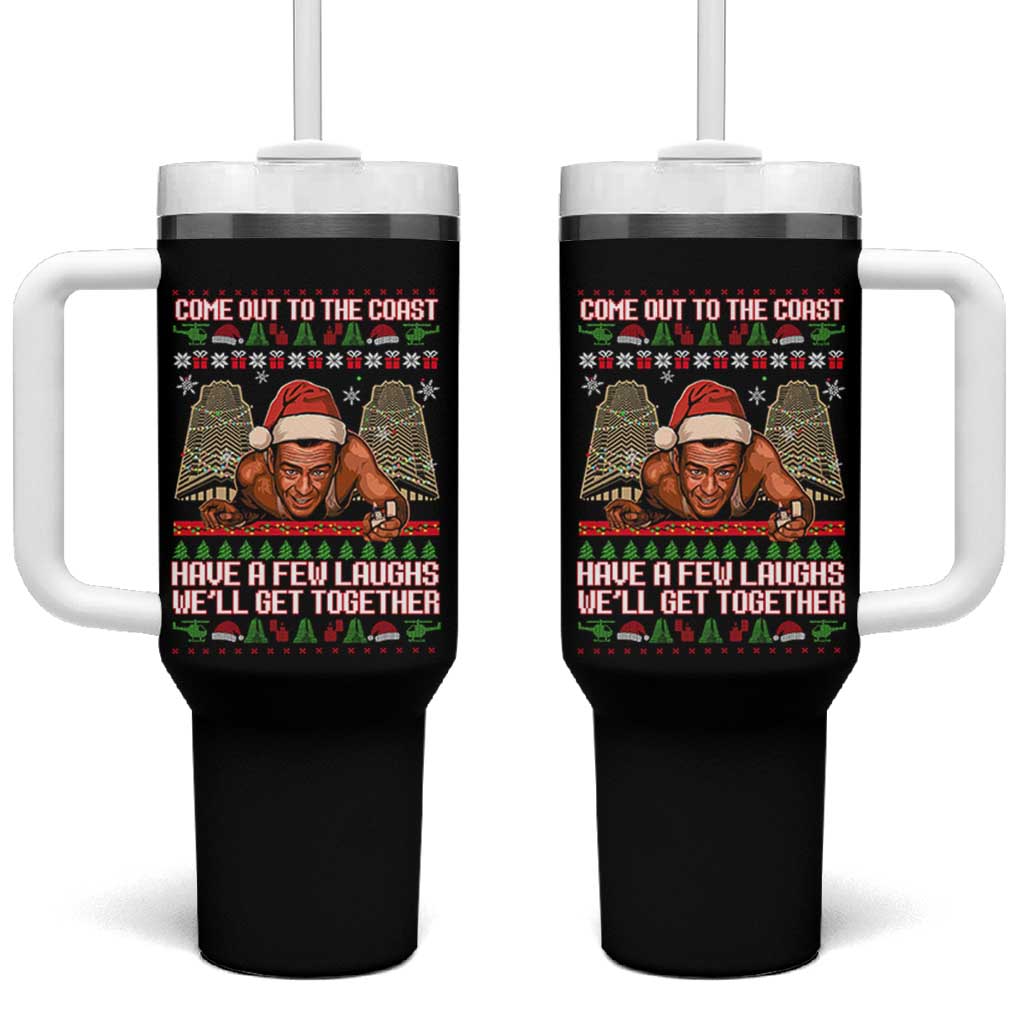 Nakatomi Plaza Party 1988 Tumbler With Handle Come Out To The Coast Mcclane Ugly Xmas - Wonder Print Shop