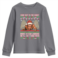 Nakatomi Plaza Party 1988 Youth Sweatshirt Come Out To The Coast Mcclane Ugly Xmas - Wonder Print Shop