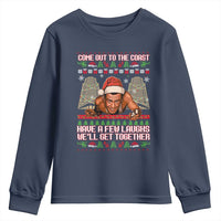 Nakatomi Plaza Party 1988 Youth Sweatshirt Come Out To The Coast Mcclane Ugly Xmas - Wonder Print Shop