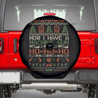 Now I Have A Machine Gun Spare Tire Cover Christmas 90s Movie Ugly Xmas - Wonder Print Shop