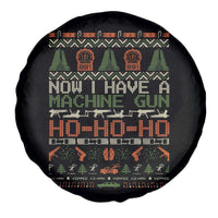 Now I Have A Machine Gun Spare Tire Cover Christmas 90s Movie Ugly Xmas - Wonder Print Shop