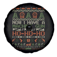 Now I Have A Machine Gun Spare Tire Cover Christmas 90s Movie Ugly Xmas - Wonder Print Shop
