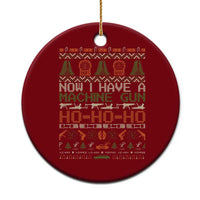 Now I Have A Machine Gun Ceramic Ornament Xmas 90s Movie Ugly Xmas - Wonder Print Shop