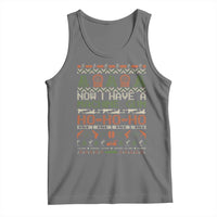 Now I Have A Machine Gun Tank Top Christmas 90s Movie Ugly Xmas - Wonder Print Shop