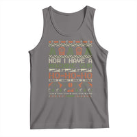 Now I Have A Machine Gun Tank Top Christmas 90s Movie Ugly Xmas - Wonder Print Shop