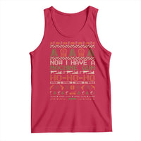 Now I Have A Machine Gun Tank Top Christmas 90s Movie Ugly Xmas - Wonder Print Shop