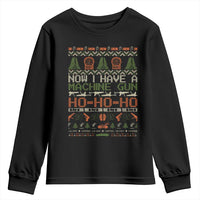 Now I Have A Machine Gun Youth Sweatshirt Christmas 90s Movie Ugly Xmas - Wonder Print Shop