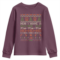 Now I Have A Machine Gun Youth Sweatshirt Christmas 90s Movie Ugly Xmas - Wonder Print Shop