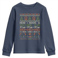 Now I Have A Machine Gun Youth Sweatshirt Christmas 90s Movie Ugly Xmas - Wonder Print Shop