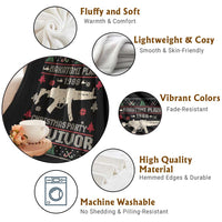 Nakatomi Plaza Christmas Party Throw Blanket Funny 80's Die Movie 1988 Ugly Christmas - Wonder Print Shop