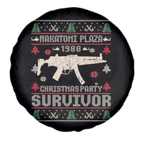 Nakatomi Plaza Christmas Party Spare Tire Cover Funny 80's Die Movie 1988 Ugly Christmas - Wonder Print Shop