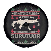 Nakatomi Plaza Christmas Party Spare Tire Cover Funny 80's Die Movie 1988 Ugly Christmas - Wonder Print Shop