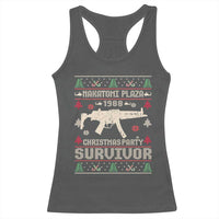 Nakatomi Plaza Christmas Party Racerback Tank Top Funny 80's Die Movie 1988 Ugly Christmas - Wonder Print Shop