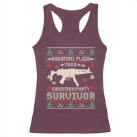 Nakatomi Plaza Christmas Party Racerback Tank Top Funny 80's Die Movie 1988 Ugly Christmas - Wonder Print Shop