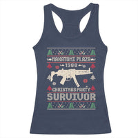 Nakatomi Plaza Christmas Party Racerback Tank Top Funny 80's Die Movie 1988 Ugly Christmas - Wonder Print Shop