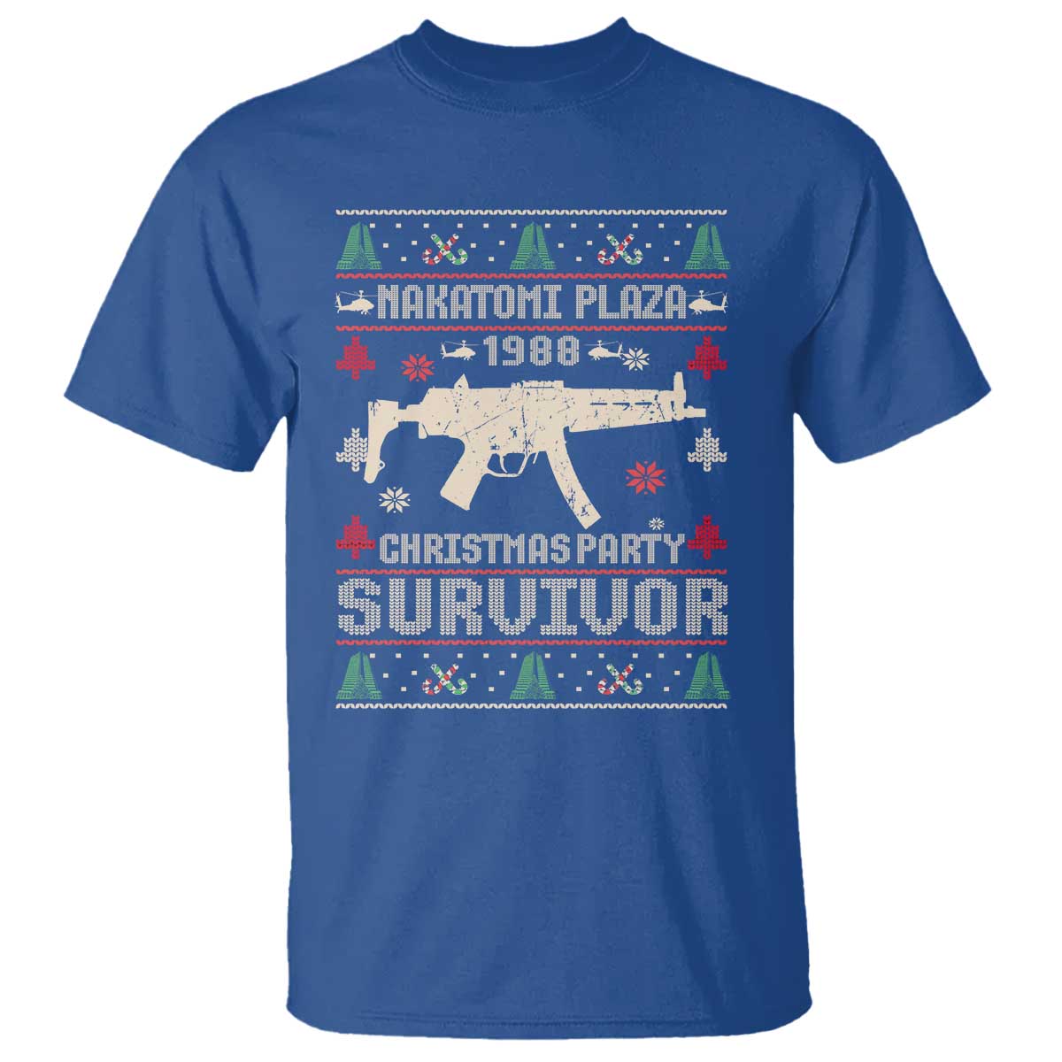Nakatomi Plaza Christmas Party T Shirt Funny 80's Die Movie 1988 Ugly Christmas - Wonder Print Shop