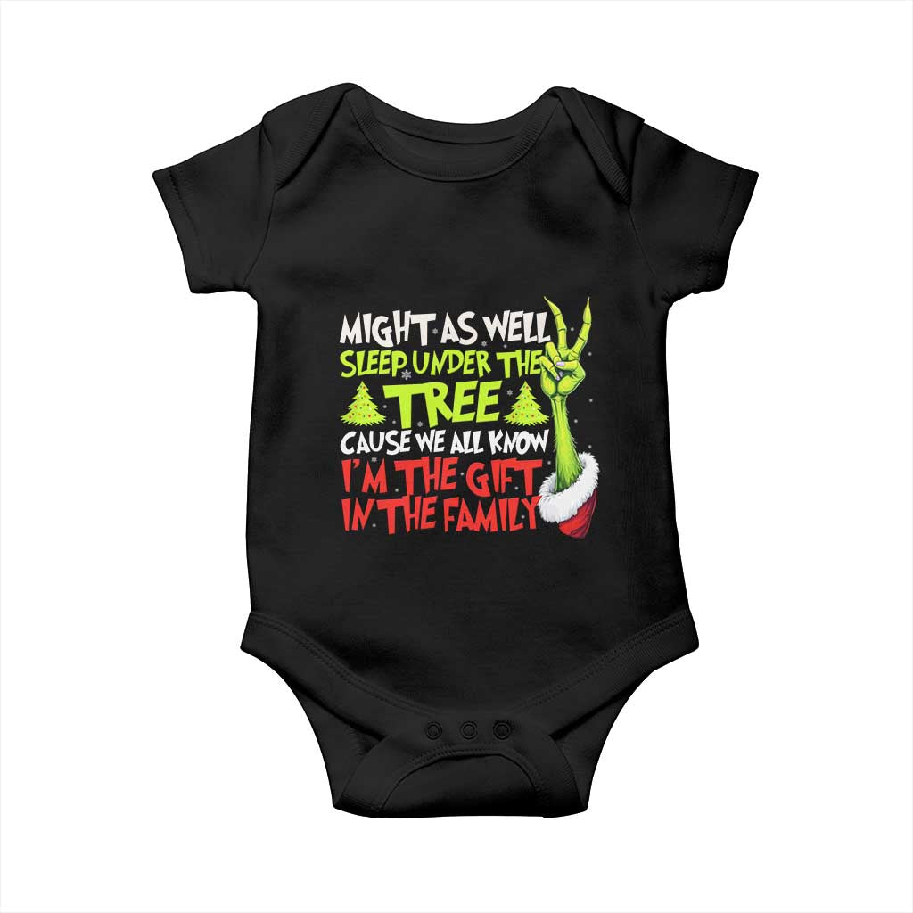 Funny Christmas Baby Onesie I'm The Gift Kids Pajamas Girls Boys - Wonder Print Shop
