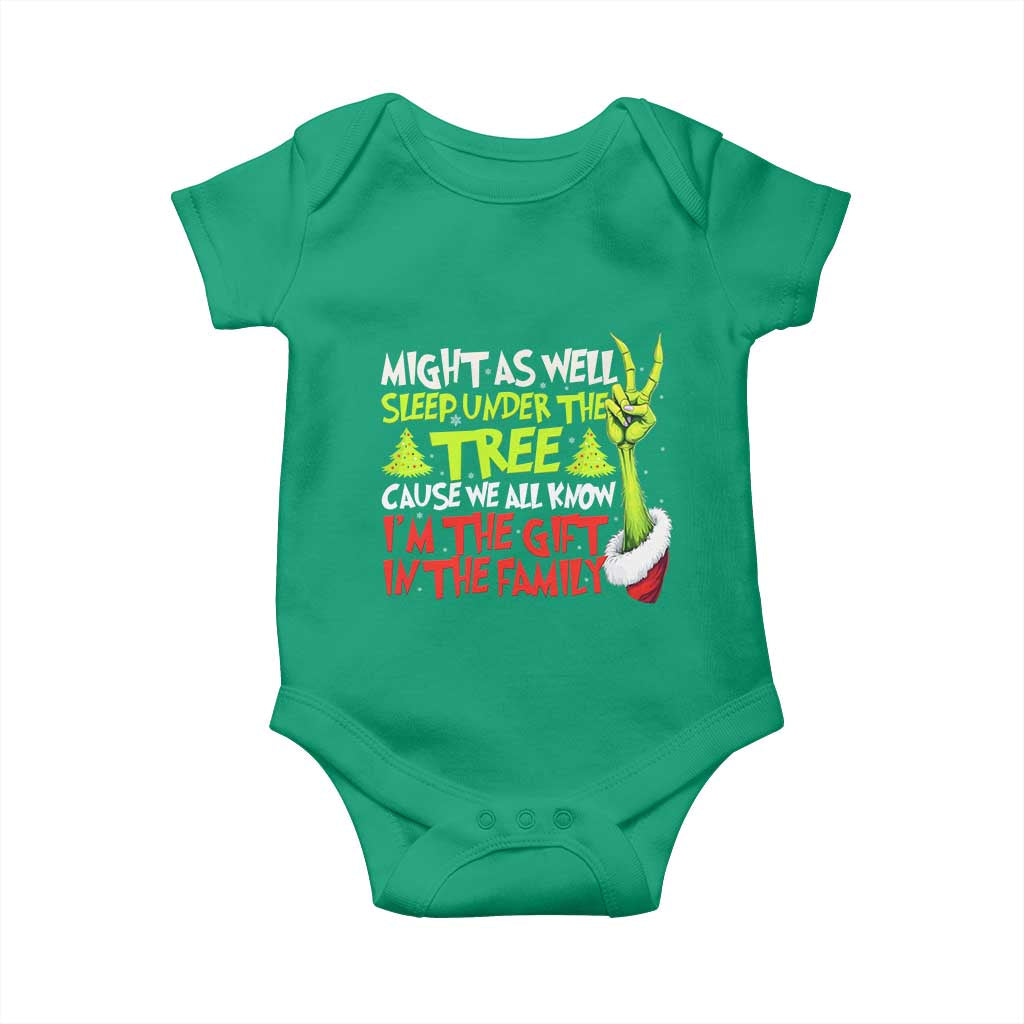 Funny Christmas Baby Onesie I'm The Gift Kids Pajamas Girls Boys - Wonder Print Shop