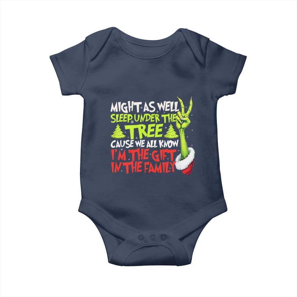 Funny Christmas Baby Onesie I'm The Gift Kids Pajamas Girls Boys - Wonder Print Shop