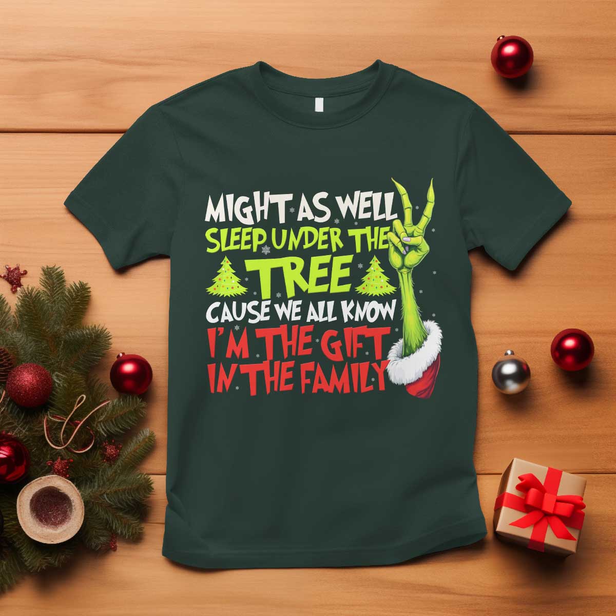Funny Christmas T Shirt I'm The Gift Kids Pajamas Girls Boys - Wonder Print Shop