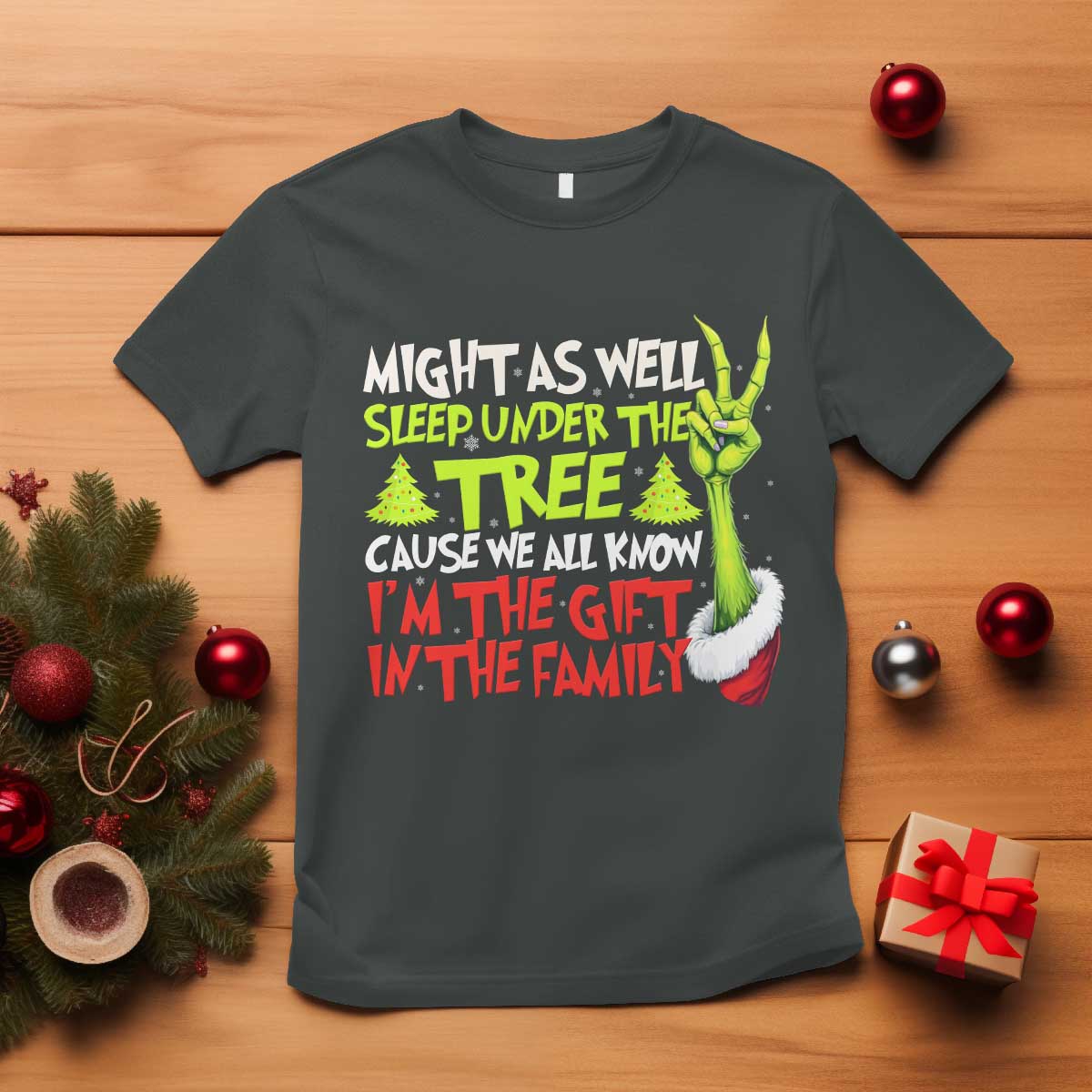 Funny Christmas T Shirt I'm The Gift Kids Pajamas Girls Boys - Wonder Print Shop