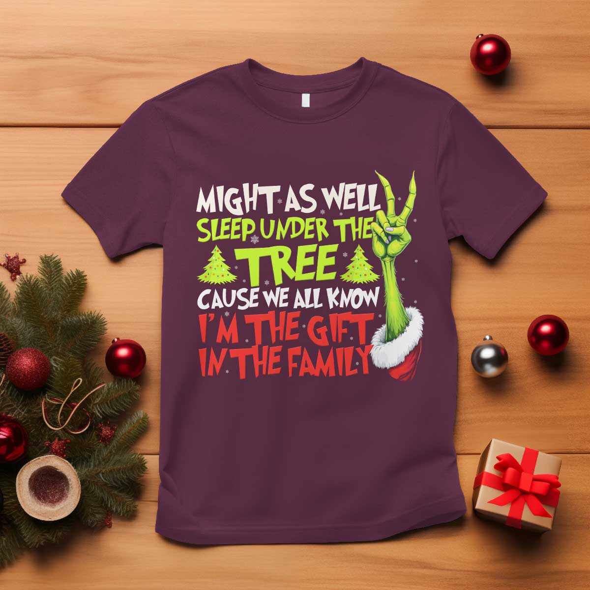 Funny Christmas T Shirt I'm The Gift Kids Pajamas Girls Boys - Wonder Print Shop