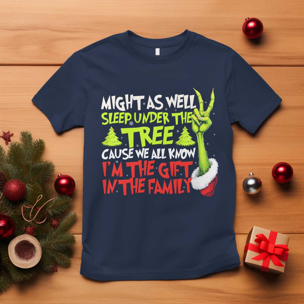 Funny Christmas T Shirt I'm The Gift Kids Pajamas Girls Boys - Wonder Print Shop