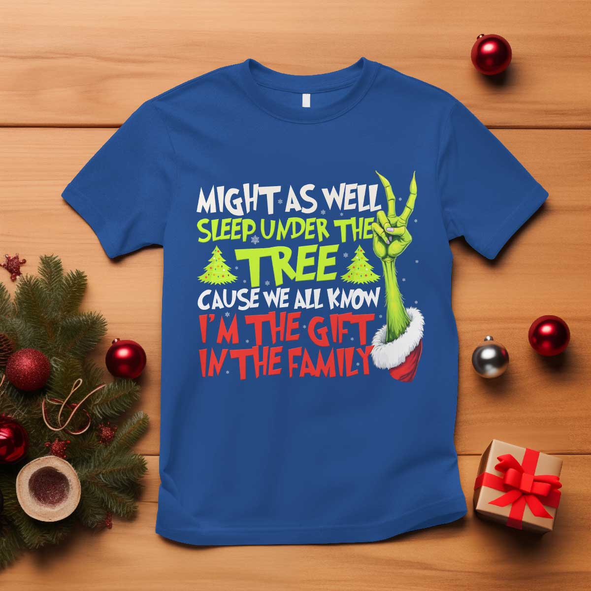 Funny Christmas T Shirt I'm The Gift Kids Pajamas Girls Boys - Wonder Print Shop