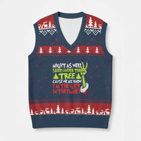 Funny Xmas V-Neck Knit Sweater Vest I'm The Gift Kids Pajamas Girls Boys - Wonder Print Shop