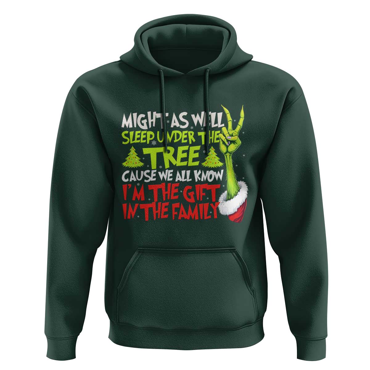 Funny Christmas Hoodie I'm The Gift Kids Pajamas Girls Boys - Wonder Print Shop