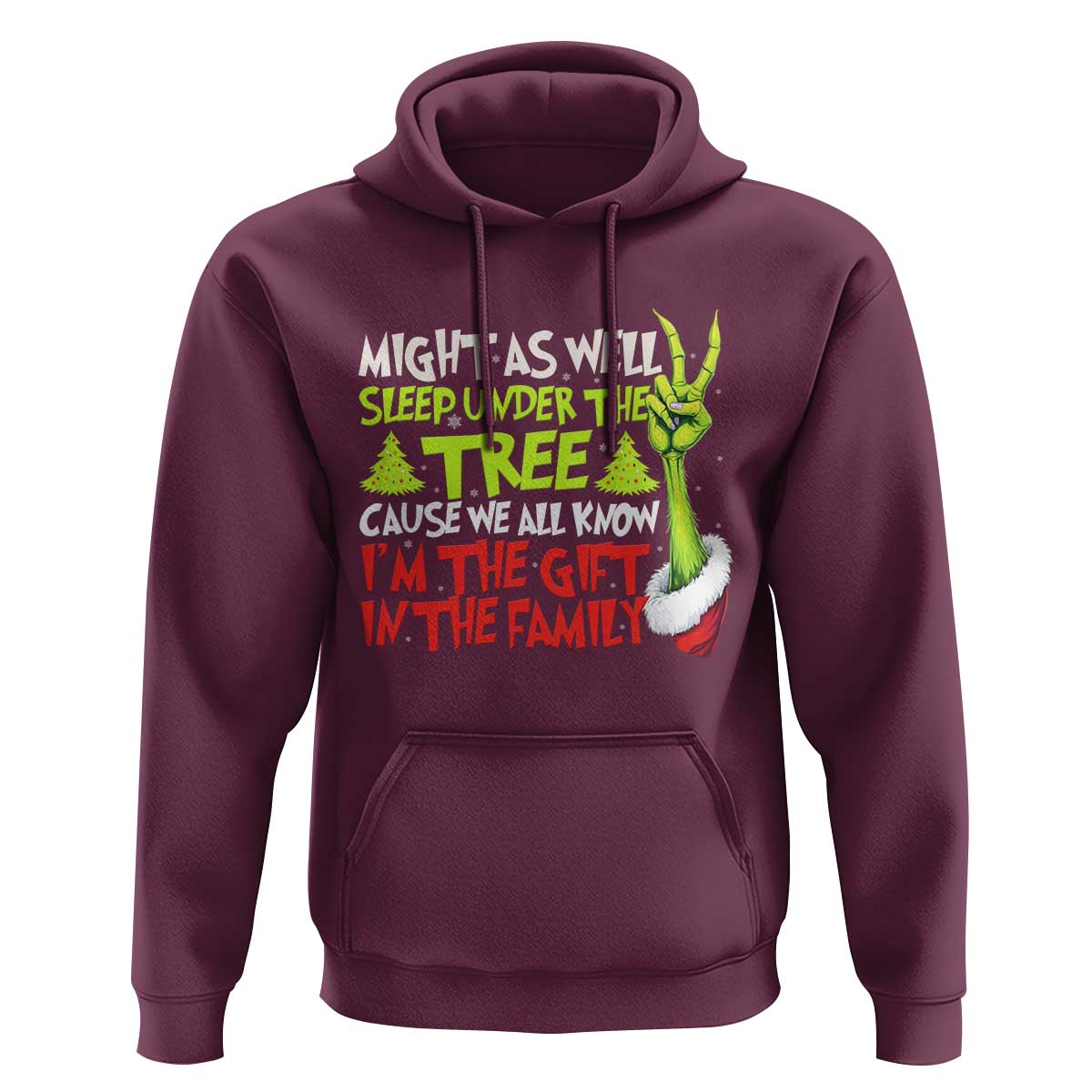 Funny Christmas Hoodie I'm The Gift Kids Pajamas Girls Boys - Wonder Print Shop