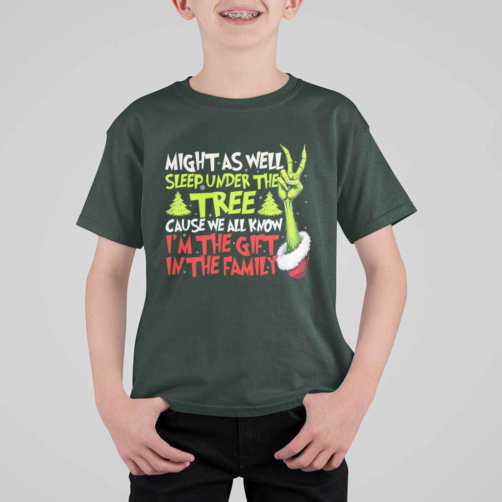 Funny Christmas T Shirt For Kid I'm The Gift Kids Pajamas Girls Boys - Wonder Print Shop