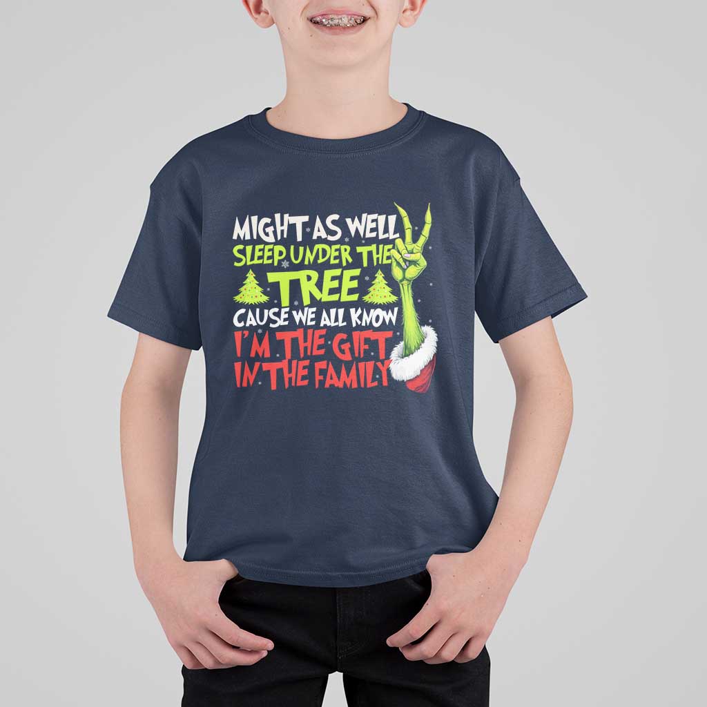 Funny Christmas T Shirt For Kid I'm The Gift Kids Pajamas Girls Boys - Wonder Print Shop