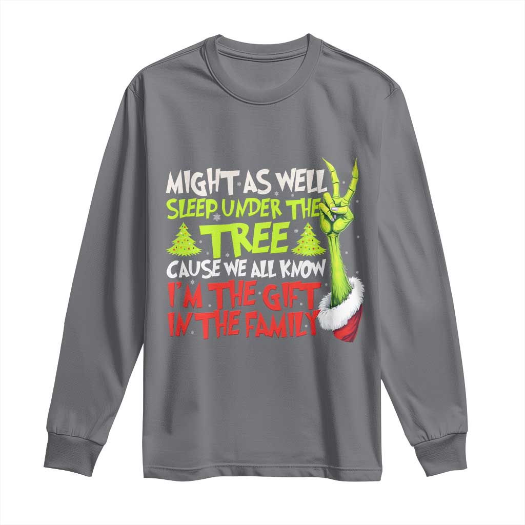 Funny Christmas Long Sleeve Shirt I'm The Gift Kids Pajamas Girls Boys - Wonder Print Shop