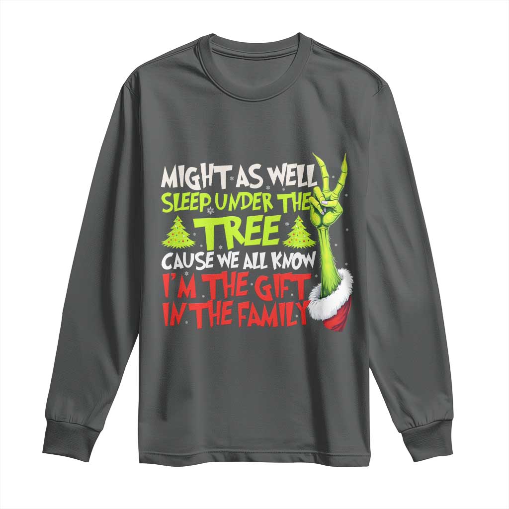 Funny Christmas Long Sleeve Shirt I'm The Gift Kids Pajamas Girls Boys - Wonder Print Shop
