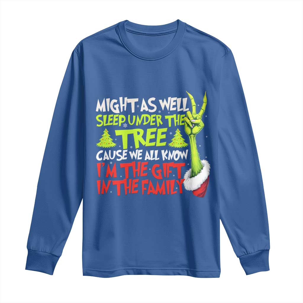 Funny Christmas Long Sleeve Shirt I'm The Gift Kids Pajamas Girls Boys - Wonder Print Shop