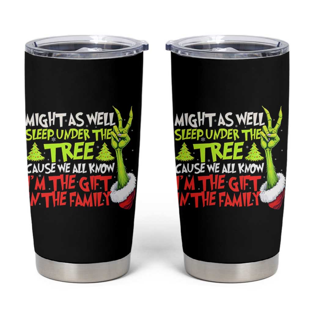 Funny Christmas Tumbler Cup I'm The Gift Kids Pajamas Girls Boys - Wonder Print Shop