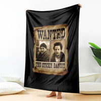 Funny Christmas Movie Throw Blanket Wanted Sticky Bandit Merry Xmas Ya Filthy Animal - Wonder Print Shop