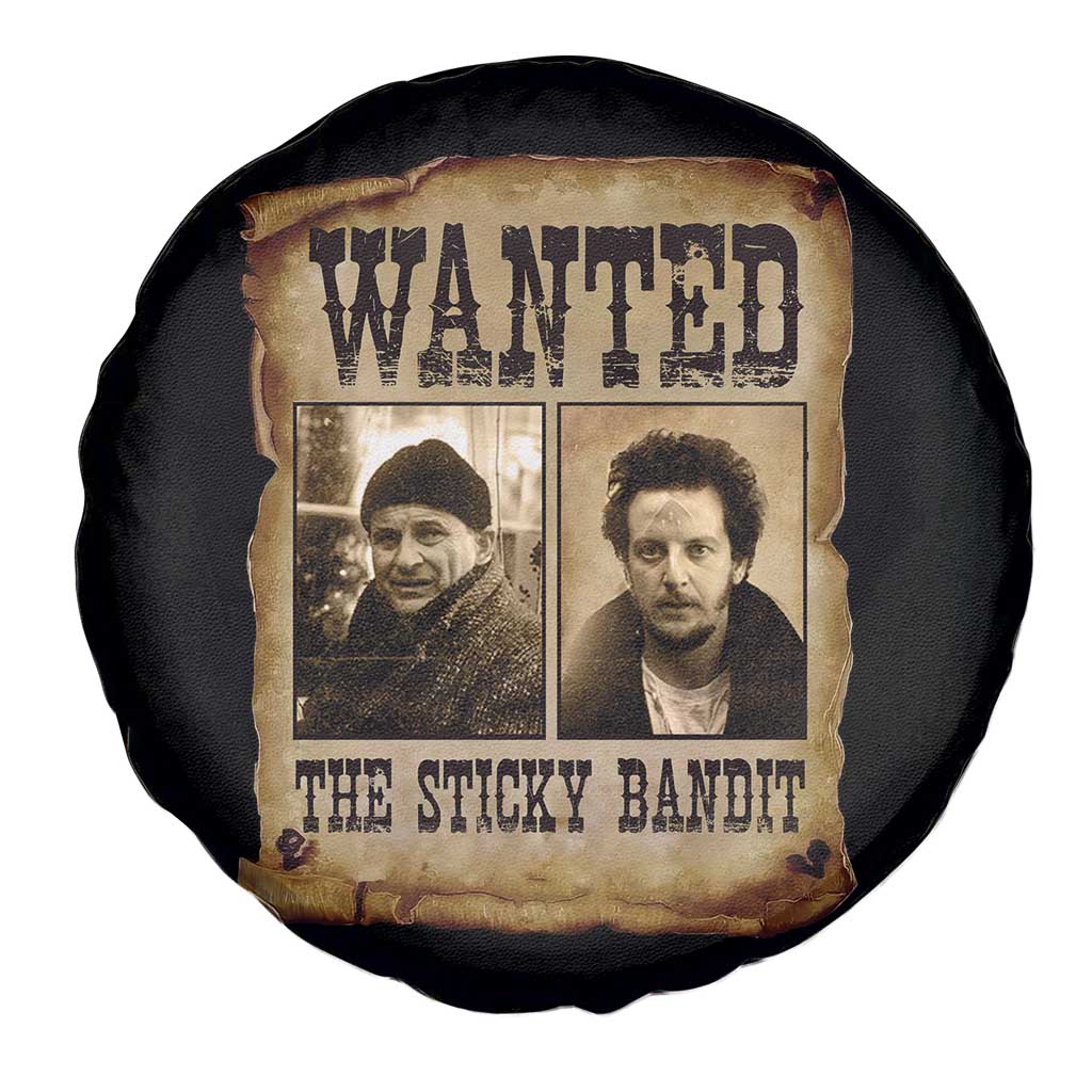 Funny Christmas Movie Spare Tire Cover Wanted Sticky Bandit Merry Xmas Ya Filthy Animal - Wonder Print Shop