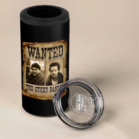 Funny Christmas Movie 4 in 1 Can Cooler Tumbler Wanted Sticky Bandit Merry Xmas Ya Filthy Animal - undefined