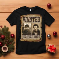Funny Christmas Movie T Shirt Wanted Sticky Bandit Merry Xmas Ya Filthy Animal - Wonder Print Shop