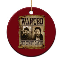 Funny Christmas Movie Ceramic Ornament Wanted Sticky Bandit Merry Xmas Ya Filthy Animal - Wonder Print Shop