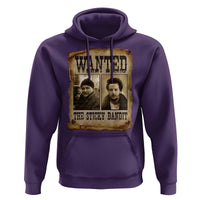 Funny Christmas Movie Hoodie Wanted Sticky Bandit Merry Xmas Ya Filthy Animal - Wonder Print Shop